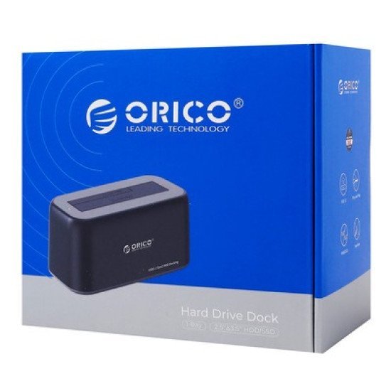 Orico Docking Station Για 2.5" Ή 3.5" Sata Hdd/Ssd 6819C3-V1, 5Gbps, Μαύρο Orico Docking Station Για 2.5" Ή 3.5" Sata Hdd/Ssd 6819C3-V1, 5Gbps, Μαύρο