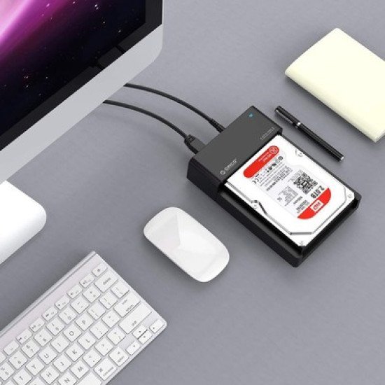 Orico Docking Station Για 2.5" Ή 3.5" Sata Hdd/Ssd 6518Us3-V2, 5Gbps, Μαύρο Orico Docking Station Για 2.5" Ή 3.5" Sata Hdd/Ssd 6518Us3-V2, 5Gbps, Μαύρο