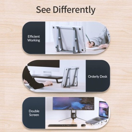 Orico Βάση Για Laptop Ma15, 11-17.4", Μεταλλική, Γκρι Orico Βάση Για Laptop Ma15, 11-17.4", Μεταλλική, Γκρι