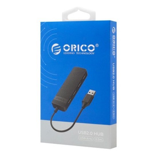Orico Usb Hub Fl02, 4X Θυρών, Usb 2.0, 480Mbps, Usb Σύνδεση, Μαύρο Orico Usb Hub Fl02, 4X Θυρών, Usb 2.0, 480Mbps, Usb Σύνδεση, Μαύρο