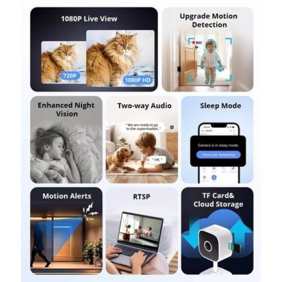 Sonoff Smart Κάμερα Cam-S2, 2Mp, Wifi, Sd Sonoff Smart Κάμερα Cam-S2, 2Mp, Wifi, Sd