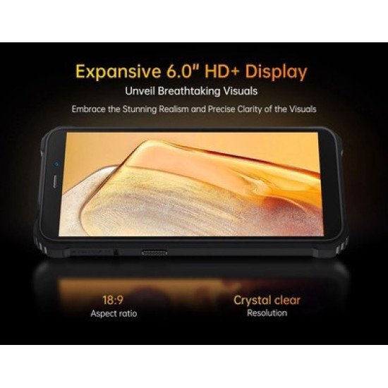 Oukitel Smartphone G2, 6", 4/64Gb, 6300Mah, Ip68/Ip69K, Πορτοκαλί Oukitel Smartphone G2, 6", 4/64Gb, 6300Mah, Ip68/Ip69K, Πορτοκαλί