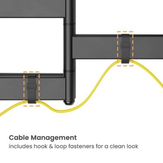 Powertech Επιτοίχια Βάση Τηλεόρασης Pt-1423, 37-90", 75Kg, Heavy Duty, Full Motion Powertech Επιτοίχια Βάση Τηλεόρασης Pt-1423, 37-90", 75Kg, Heavy Duty, Full Motion