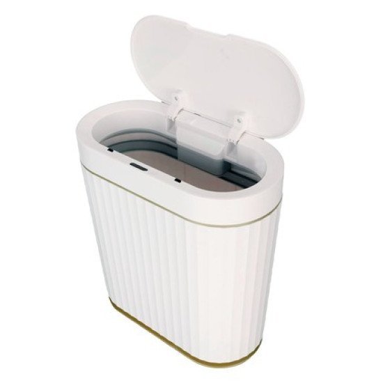 Home Use Κάδος Απορριμμάτων Huh-0227 Με Φωτοκύτταρο, 9Lt, Λευκός Home Use Κάδος Απορριμμάτων Huh-0227 Με Φωτοκύτταρο, 9Lt, Λευκός