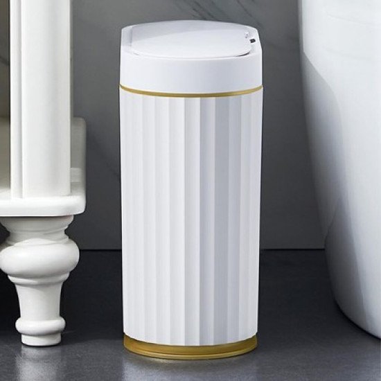 Home Use Κάδος Απορριμμάτων Huh-0227 Με Φωτοκύτταρο, 9Lt, Λευκός Home Use Κάδος Απορριμμάτων Huh-0227 Με Φωτοκύτταρο, 9Lt, Λευκός