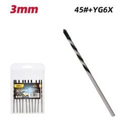 Deli Σετ Τρυπάνια Dh-Bwz003-E1 Για Τοίχο/Μέταλλο/Ξύλο, 45# Yg6X, 3X80Mm, Κυλινδρικό, 10Τμχ Deli Σετ Τρυπάνια Dh-Bwz003-E1 Για Τοίχο/Μέταλλο/Ξύλο, 45# Yg6X, 3X80Mm, Κυλινδρικό, 10Τμχ