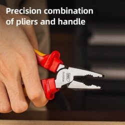 Deli Πένσα Ηλεκτρολόγου Dl512006 Με Αντιολισθητικές Λαβές, Vde 1000V, 160Mm Deli Πένσα Ηλεκτρολόγου Dl512006 Με Αντιολισθητικές Λαβές, Vde 1000V, 160Mm