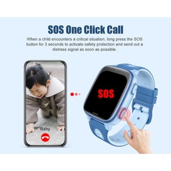 Intime Gps Smartwatch Για Παιδιά It-073, 1.83", Κάμερα, 4G, Ipx5, Ροζ Intime Gps Smartwatch Για Παιδιά It-073, 1.83", Κάμερα, 4G, Ipx5, Ροζ