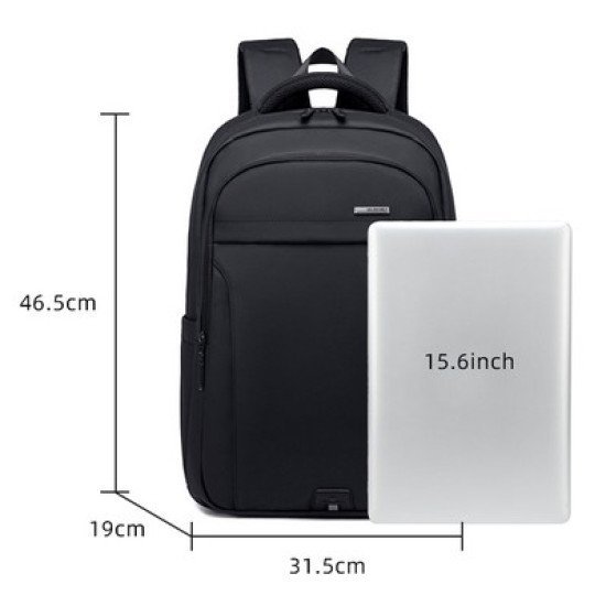 Golden Wolf Τσάντα Πλάτης Gb00711 Με Θήκη Laptop 15.6", 27L, Μαύρη Golden Wolf Τσάντα Πλάτης Gb00711 Με Θήκη Laptop 15.6", 27L, Μαύρη