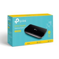 Tp-Link Desktop Switch Tl-Sg1008D, 8-Port 10/100/1000Mbps, Ver. 12.0