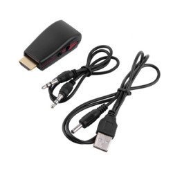 Powertech Αντάπτορας Hdmi 19Pin Σε Vga Cab-H076, Audio Jack, Usb Power Powertech Αντάπτορας Hdmi 19Pin Σε Vga Cab-H076, Audio Jack, Usb Power