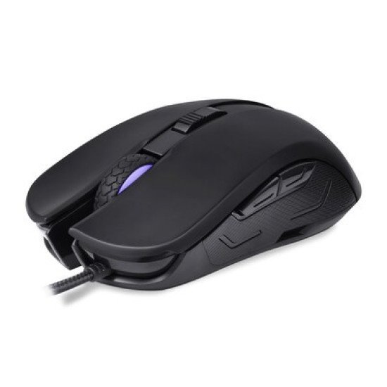 PHILIPS ενσύρματο gaming ποντίκι SPK9313, 2400DPI, 6 πλήκτρα, μαύρο