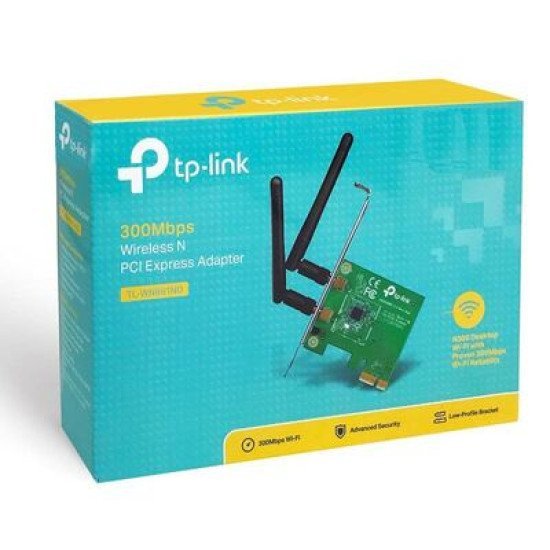 Tp-Link Ασύρματο N Pci Adapter Tl-Wn881Nd, 300Mbps, Wpa/Wpa2, Ver. 1.0