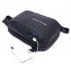 Arctic Hunter Τσάντα Crossbody Xb-00081-Bk, Usb, Αδιάβροχη, Μαύρη