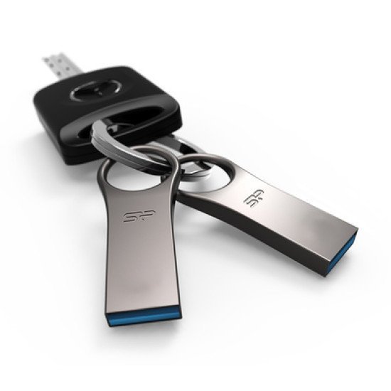 Silicon Power Usb Flash Drive Jewel 80, 16Gb, Usb 3.1, Titanium