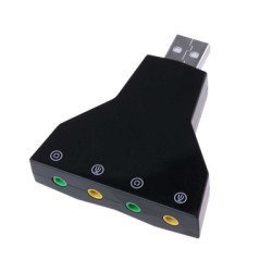 Powertech Usb Κάρτα Ήχου 7.1Ch, Με Έξοδο Μικρόφωνου Και Ακουστικού