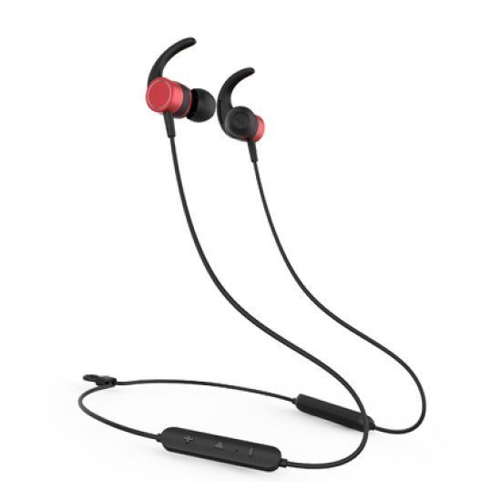 YISON Earphones E17-RD, Bluetooth 5.0, multipoint, με μαγνήτη, κόκκινα