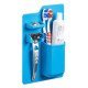 Σετ Καθρέπτης Και Θήκη Οδοντόβουρτσας Από Σιλικόνη Tmv-0002, Μπλε