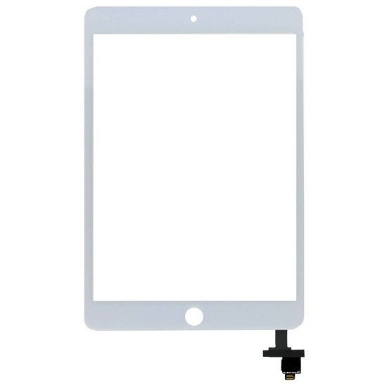 Μηχανισμός Αφής Apple iPad Mini 3 χωρίς Κόλλα Λευκό OEM Type A