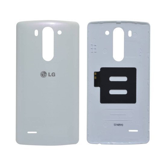 Καπάκι Μπαταρίας LG G3 S D722 (G3 Mini) Λευκό με Κεραία NFC Original ACQ87789701