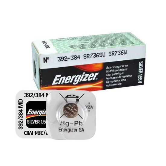 Buttoncell Energizer 384-392 SR736SW SR736W Τεμ. 1