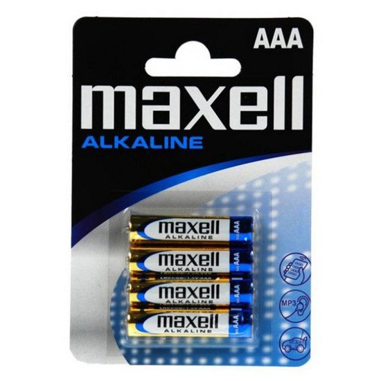 Μπαταρία Αλκαλική Maxell LR03 size AAA 1.5 V Τεμ. 4