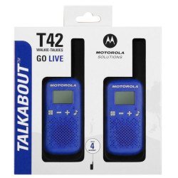 Walkie Talkie Motorola Go Live PMR T42 Μπλε. Εύρος Κάλυψης 4 km