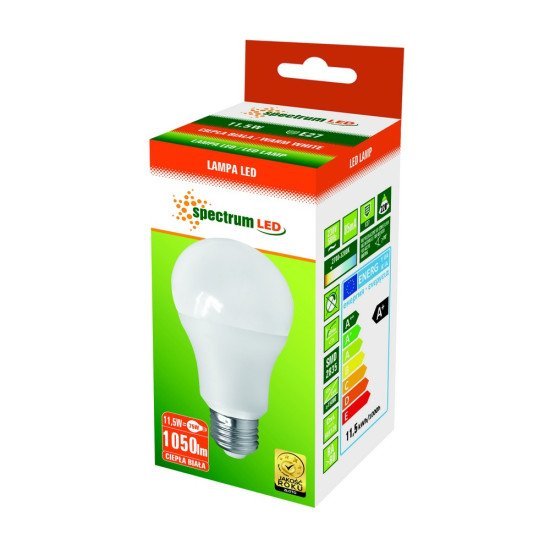 Λάμπα LED Spectrum E27 11.5W 1050 Lumen 230V 50Hz A+