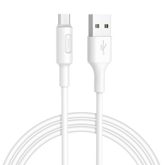 Καλώδιο σύνδεσης Hoco X25 USB σε Micro USB Fast Charging 2.0A Λευκό 1m