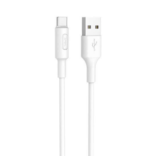 Καλώδιο σύνδεσης Hoco X25 USB σε USB-C Fast Charging 2.0A Λευκό 1m