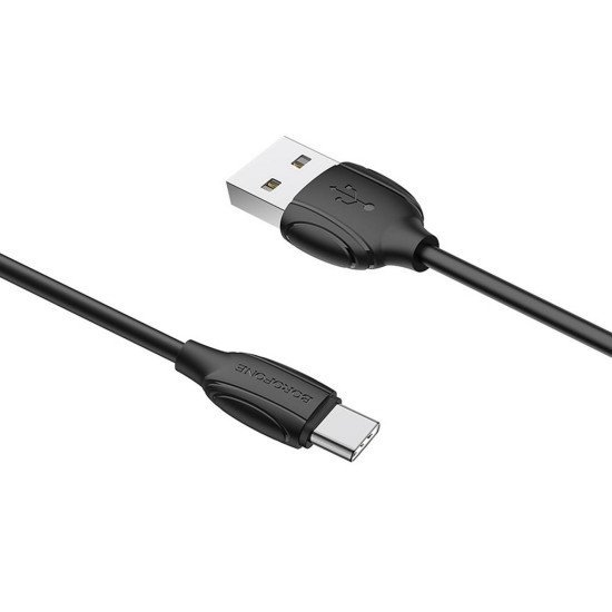 Καλώδιο σύνδεσης Borofone BX19 Benefit USB σε USB-C 3A 1μ Μαύρο