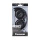 Ακουστικά Stereo Panasonic RP-HF100E-K 3.5mm με δυνατότητα Αναδίπλωσης και Μηχανισμό Περιστροφής Μαύρα