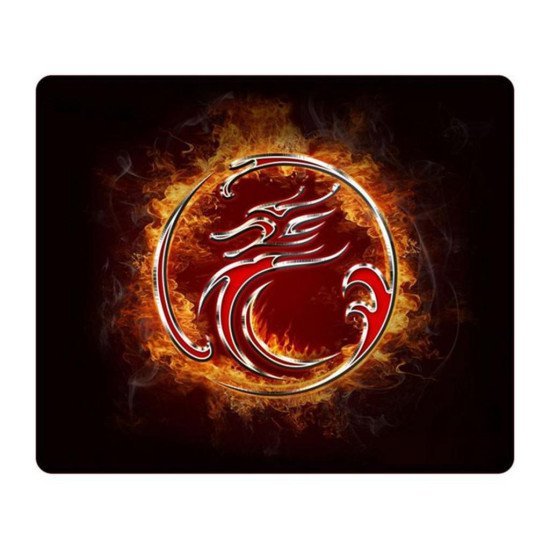 Gaming Mousepad iMICE Estone Red Dragon Αντιολισθητικό 290x244mm Μαύρο