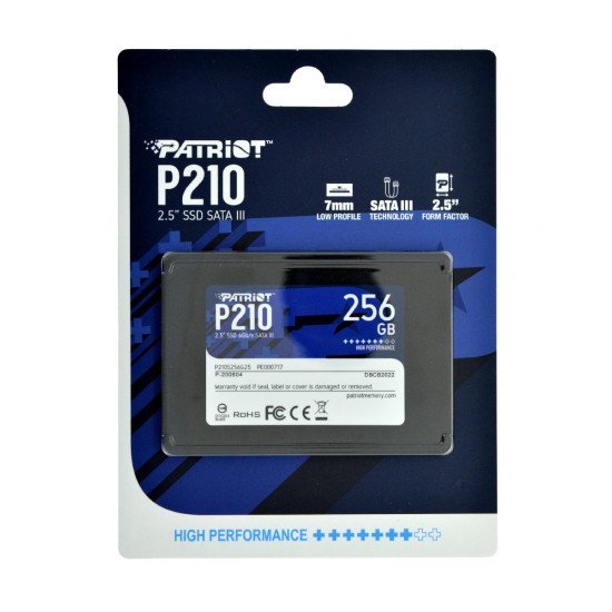 Σκληρός Δίσκος Patriot P210 2.5" SATA 256GB SSD