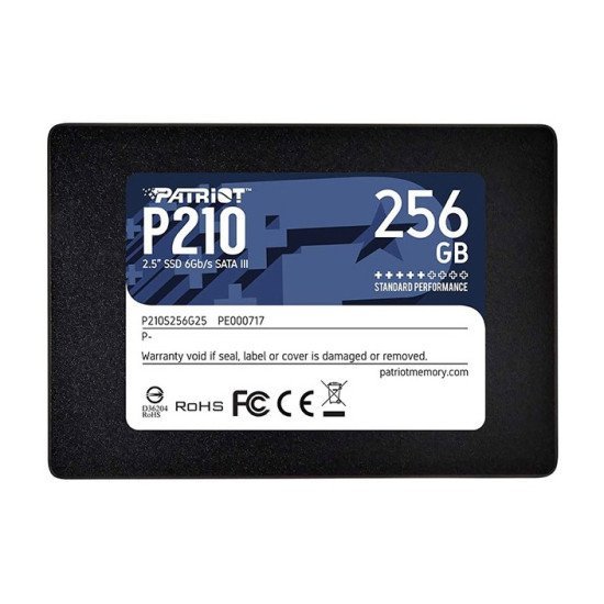 Σκληρός Δίσκος Patriot P210 2.5" SATA 256GB SSD