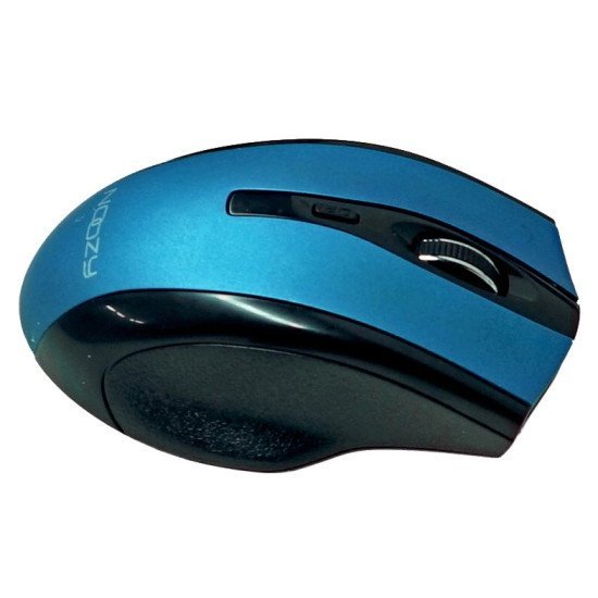 Ασύρματο Ποντίκι Noozy SW-16 USB 6D 2.4GHz με 6 Πλήκτρα και 1600DPI Μαύρο-Μπλε