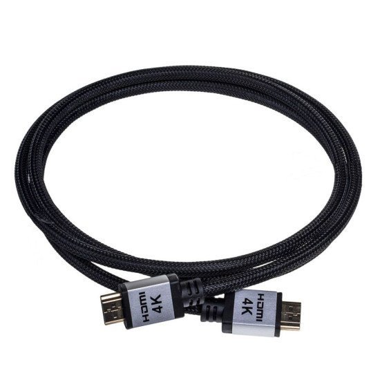 Καλώδιο σύνδεσης HDMI Akyga AK-HD-15P Αρσενικό σε Αρσενικό Full 3D 4K Gold Plated CCS CEC & ARC 1.5m Μαύρο