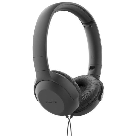 Ακουστικά Stereo Philips On-Ear HS TAUH201BK/00 3.5 mm Μαύρο με Μικρόφωνο για Κινητά Τηλέφωνα και Συσκευές Ήχου