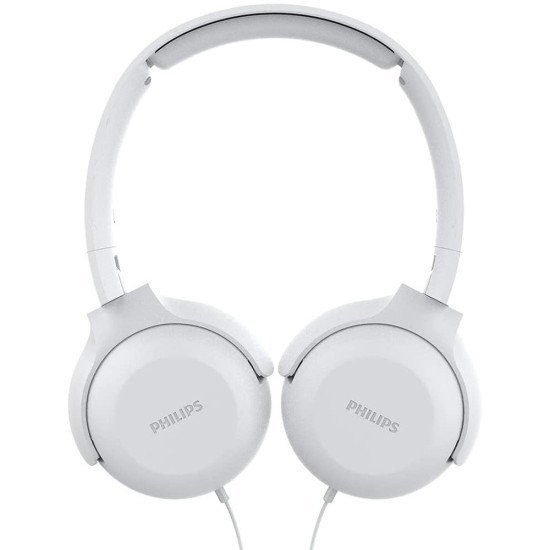 Ακουστικά Stereo Philips On-Ear HS TAUH201WT/00 3.5mm Λευκό με Μικρόφωνο για Κινητά Τηλέφωνακαι Συσκευές Ήχου