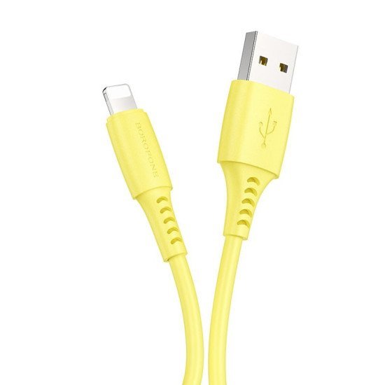 Σετ Καλωδίων Σύνδεσης Borofone BX40 Multicolor Superior USB σε Lightning 2.4A 1μ σε Αρωματική Συσκευασία 30 τεμαχίων με 5 Χρώματα