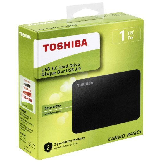 Εξωτερικός Σκληρός Δίσκος Toshiba Canvio Basics  HDTB410EK3AA 1TB USB 3.0