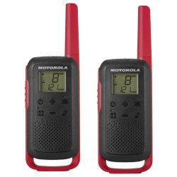 Walkie Talkie Motorola Go Discover PMR T62 με Υποδοχή Hands Free 2.5mm Κόκκινο. Εύρος Κάλυψης 8km