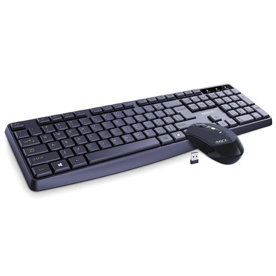 Πληκτρολόγιο και Ποντίκι Ασύρματα iMICE AN-100 USB Μαύρο