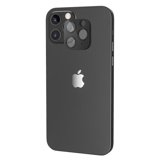 Προστασία Κάμερας Hoco 3D Metal για Apple iPhone 12 Pro Max Μαύρο