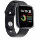 Media-Tech Smartwatch Activeband Progress MT868 IP65 1.3" IPS Μαύρο Silicon Band