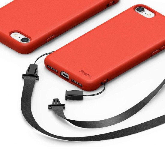 Θήκη TPU Ringke Air S για Apple iPhone SE (2020) Κόκκινο