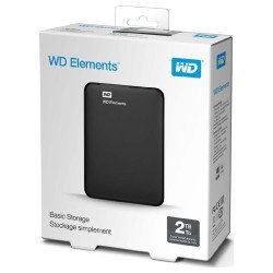 Εξωτερικός Σκληρός WD 6.3cm Elements Portable 2TB USB 3.0