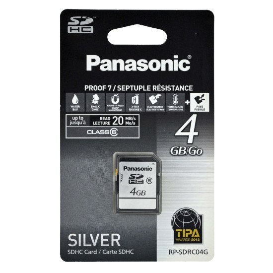 Κάρτα Μνήμης Panasonic RP-SDRC04GAK SD 4GB Class 6