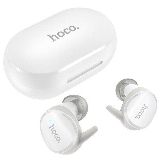 Wireless Hands Free Hoco ES41 Clear TWS V5.0 Εναλλαγή Master/Slave 480mAh 5h Ομιλία - Αναπαραγωγή Λευκό