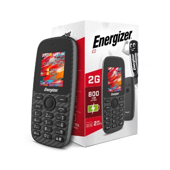 Energizer Energy E2 32MB/2GB Dual Sim 2G 1.77" Αραβικό Πληκτρολόγιο Χωρίς Ελληνικό Μενου και UK Αντάπτορα